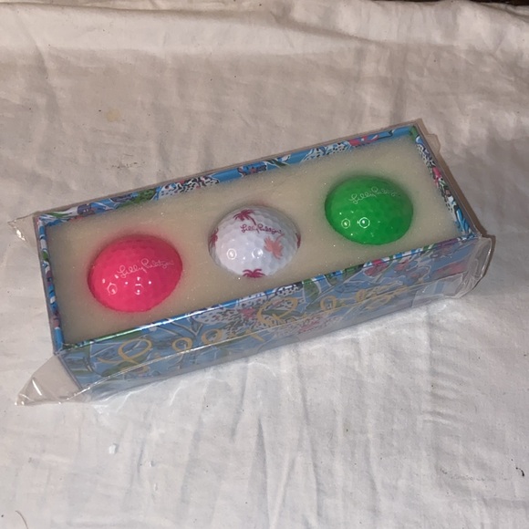 Nib Lilly Pulitzer golf balls set - Picture 3 of 5